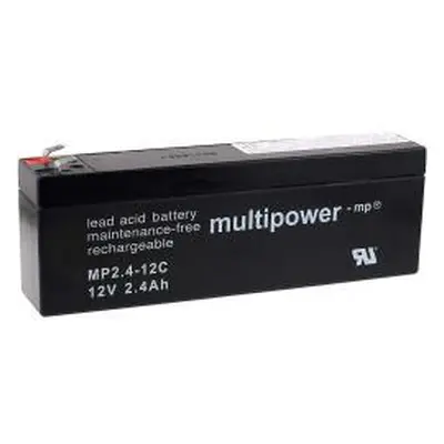 Powery (multipower) MPC2,4-12 nahrazuje MP2,4-12C hluboký cyklus 2,4Ah Lead-Acid 12V - neoriginá