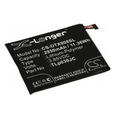 Powery Alcatel 3V TD-LTE 2950mAh Li-Pol 3,85V - neoriginální