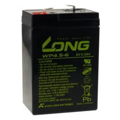 Powery svítidlo Johnlite vysavač Halogen svítidlo 6V 4,5Ah - KungLong Lead-Acid - neoriginální