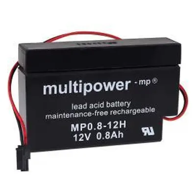 Powery MP0.8-12H pro Motor-Taster - 800mAh Lead-Acid 12V - neoriginální