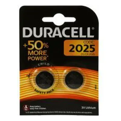 Duracell Litiový knoflíkový článek CR2025 DL2025 2ks balení