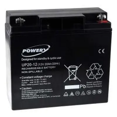 Powery UP20-12 12V 20Ah (nahrazuje 18Ah) - Lead-Acid - neoriginální