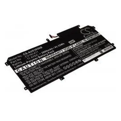 Powery Asus C31N1411 3800mAh Li-Pol 11,4V - neoriginální