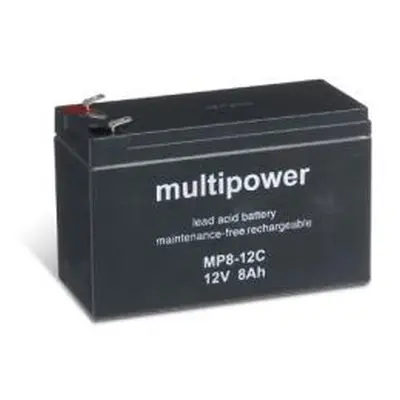 Powery MP8-12C cyklický provoz - 8Ah Lead-Acid 12V - neoriginální