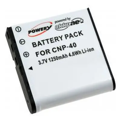 Powery Casio NP-40DBA 1250mAh Li-Ion 3,7V - neoriginální