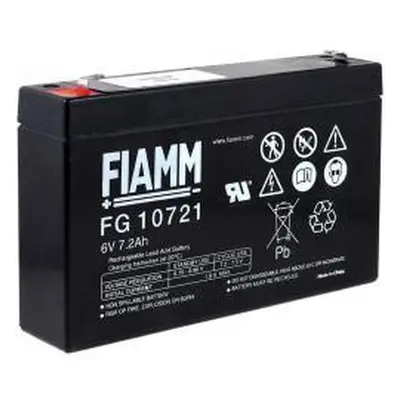 FIAMM FG10721 - 7200mAh Lead-Acid 6V - originální