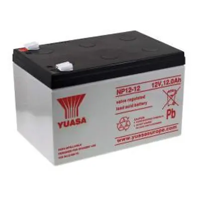 YUASA NP12-12 Vds - 12Ah Lead-Acid 12V - originální