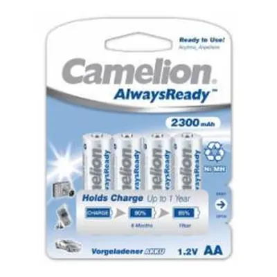 Camelion Nabíjecí AA tužkové baterie HR6 Mignon AA AlwaysReady 4ks v balení 2300mAh - NiMH 1,2V