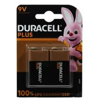 Duracell Baterie Plus Power MN1604 6LR61 9V-Block 2ks balení