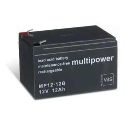 Powery (multipower) MP12-12B Vds nahrazuje Panasonic LC-RA1212PG1 12Ah Lead-Acid 12V - neoriginá