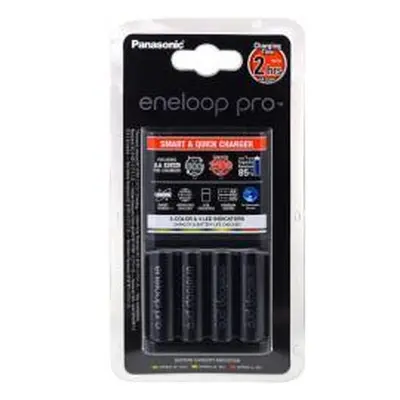 Panasonic Nabíječka Sanyo eneloop MQR06-E-4-3UWXA vč. 4 ks AA eneloop 2400mAh NiMH 100-240V - or