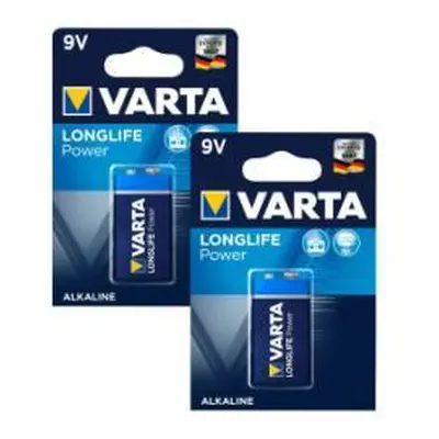 Varta 2 Batterien 6LF22, PP3, 6LR61, 9V-Blockbatterie 2x 1ks balení