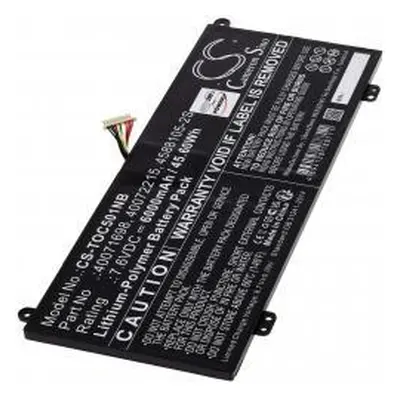 Powery Medion 4588105-2S 6000mAh Li-Pol 7,6V - neoriginální