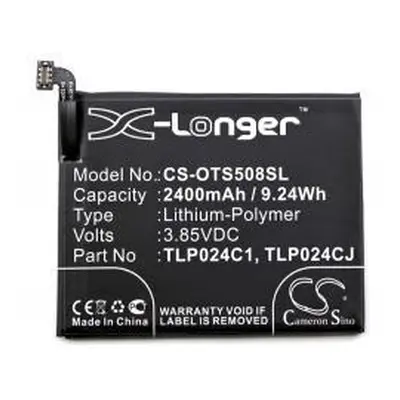 Powery Alcatel TLP024C2 2400mAh Li-Pol 3,85V - neoriginální