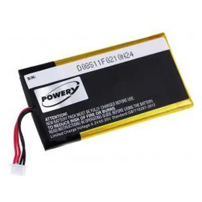 Powery Crestron TPMC-3X-BTP 1000mAh Li-Pol 3,7V - neoriginální