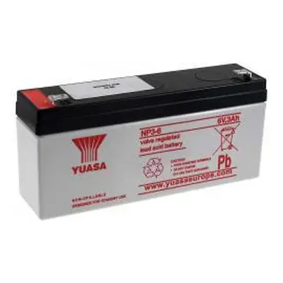 YUASA NP3-6 - 3000mAh Lead-Acid 6V - originální