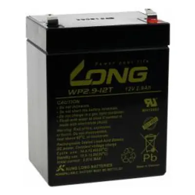 Powery WP2.9-12T 2,9Ah 12V - KungLong Lead-Acid - neoriginální