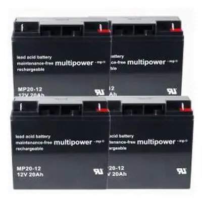 Powery YUASA NP18-12 20Ah (nahrazuje 18Ah) - Lead-Acid 12V - neoriginální