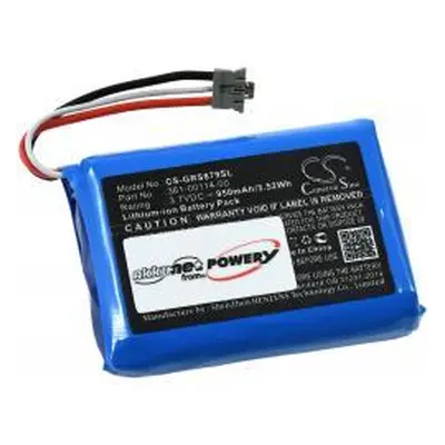 Powery GPS-Notsender Garmin 010-01879-00 950mAh Li-Ion 3,7V - neoriginální