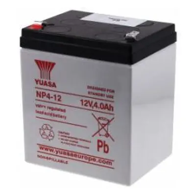 YUASA NP4-12 - 4000mAh Lead-Acid 12V - originální