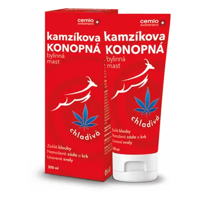 Cemio Kamzíkova konopná mast chladivá 200ml