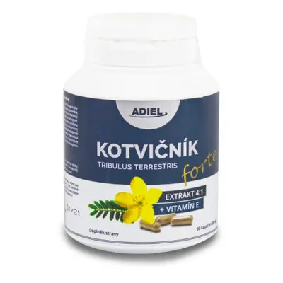 Adiel Kotvičník zemní FORTE s vitamínem E 90 cps.