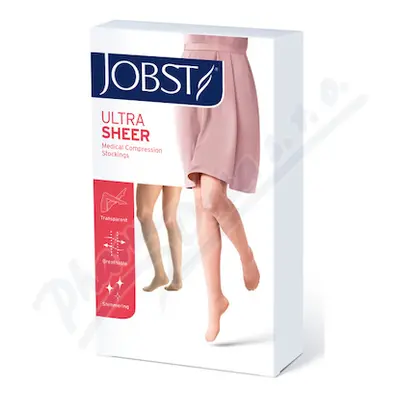 JOBST UltraSheer kompresní punčochy lýtkové bez špice vel.IV barva karamel