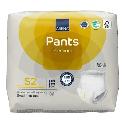 ABENA PANTS PREMIUM S2 KALHOTKY ABSORPČNÍ NAVLÉKACÍ, PRODYŠNÉ, BOKY 60-90