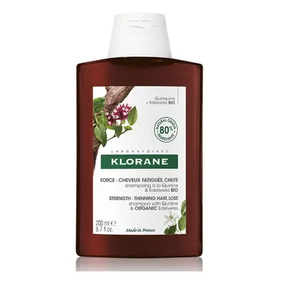 KLORANE Šampon s chininem a BIO protěží alpskou 200ml