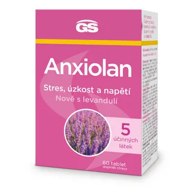 GS Anxiolan s levandulí, 60 tablet