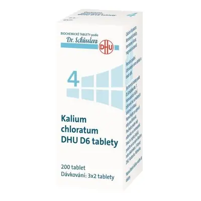 KALIUM CHLORATUM DHU D6(D12) TBL NOB 200