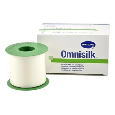 Náplast Omnisilk bílé hedvábí 5cmx5m 1ks