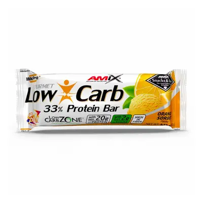 Amix Low-Carb 33% Protein bar 60 g orange sorbet