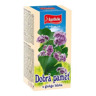 Apotheke Dobrá paměť čaj 20x1.5 g