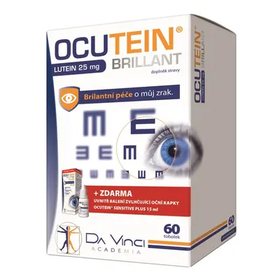 Ocutein Brillant Lutein 25mgDaVinci 60tob.+kapky