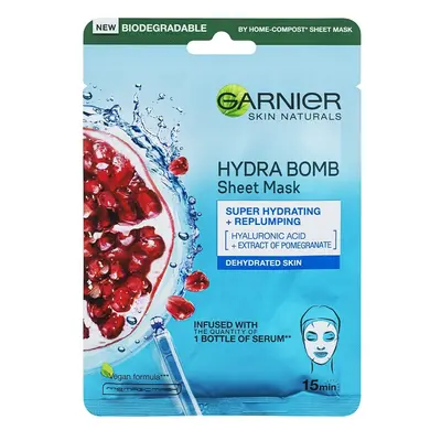 Garnier HydraBomb vyplňující textilní maska 28g