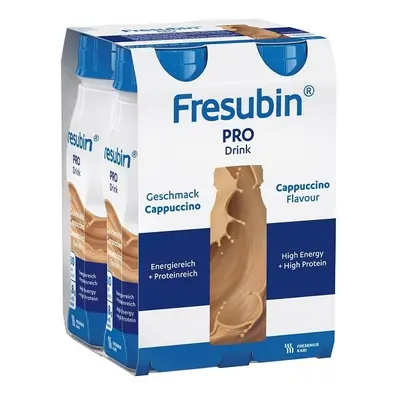 FRESUBIN PRO DRINK PŘÍCHUŤ CAPPUCCINO POR SOL 4X200ML