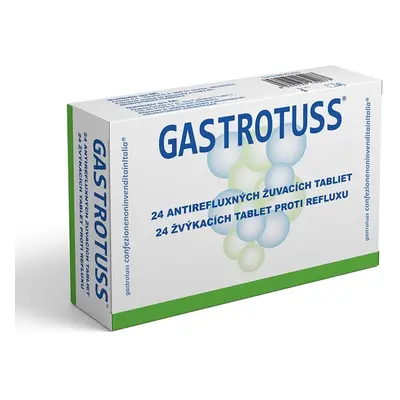 GASTROTUSS žvýkací tablety proti refluxu 24ks