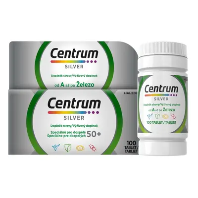 Centrum multivitamín SILVER 50+ 100 tablet