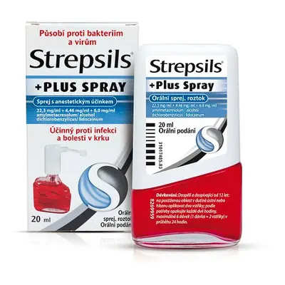 STREPSILS PLUS SPRAY ORM SPR SOL 1X20ML