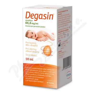 Degasin simetikon 66.6mg/ml emulze nadýmání 50ml