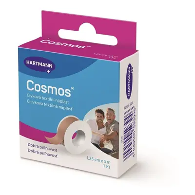 COSMOS cívková pevná náplast 1.25cmx5m 1ks