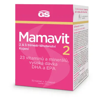 GS Mamavit 2 Těhotenství a kojení, 30 tablet + 30 kapslí