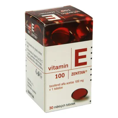 VITAMIN E ZENTIVA 100MG CPS MOL 30