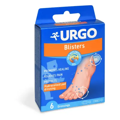 URGO Blisters Na puchýře hydrokoloidní náplast 6ks