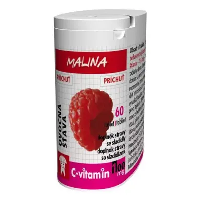 C-Vitamin 100mg Malina se sukralózou tbl.60