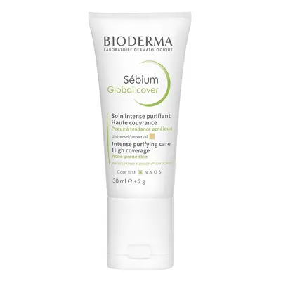 BIODERMA Sébium Global Cover vysoce krycí krém na akné 30 ml + 2 g