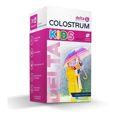 DELTA Colostrum Kids jahoda 125ml