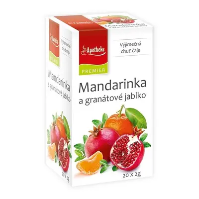 Apotheke Mandarinka a granát. jablko čaj 20x2g