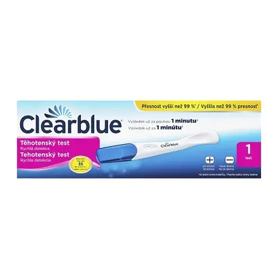 Clearblue PLUS - rychlá detekce těhotenský test 1ks